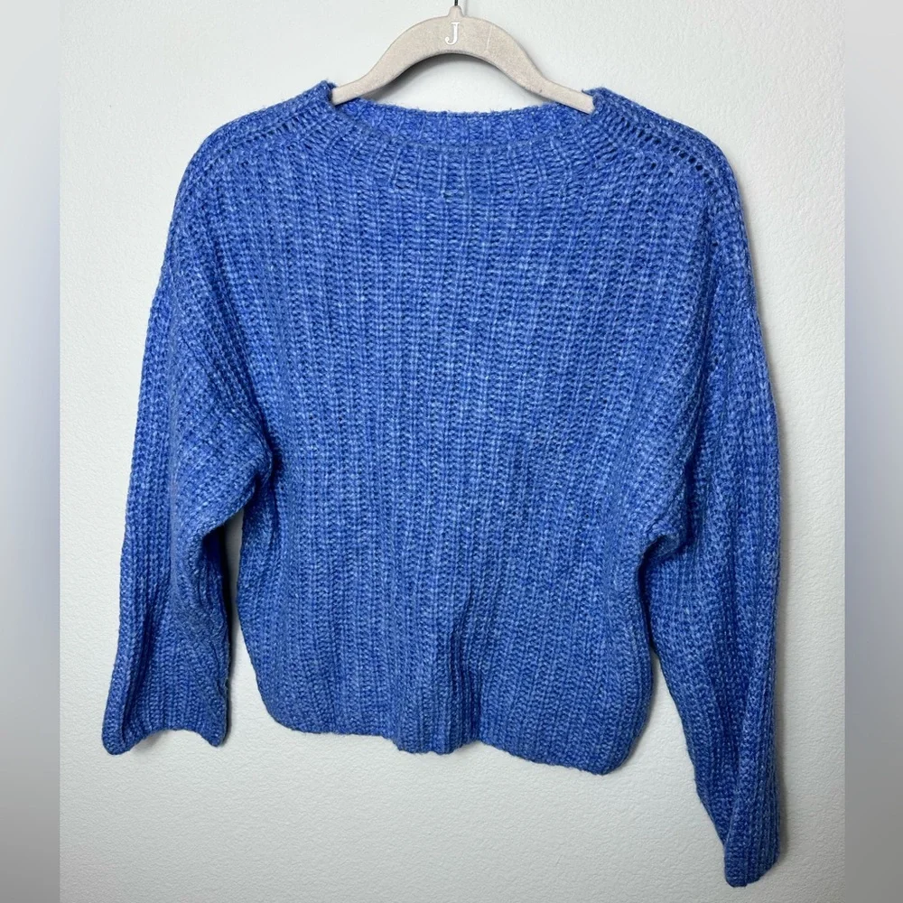 Holebrook Sweden Cajsa Wool Blend Sweater Blue Small Quiet Luxury - Picture 1 of 4